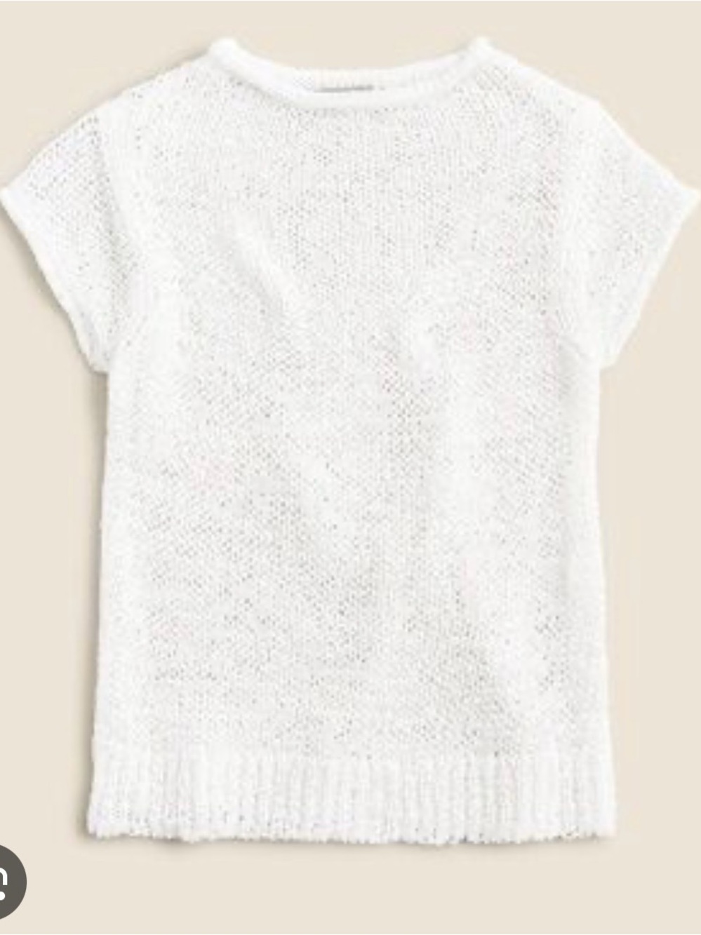 J. Crew Montauk Textured Sweater Tee